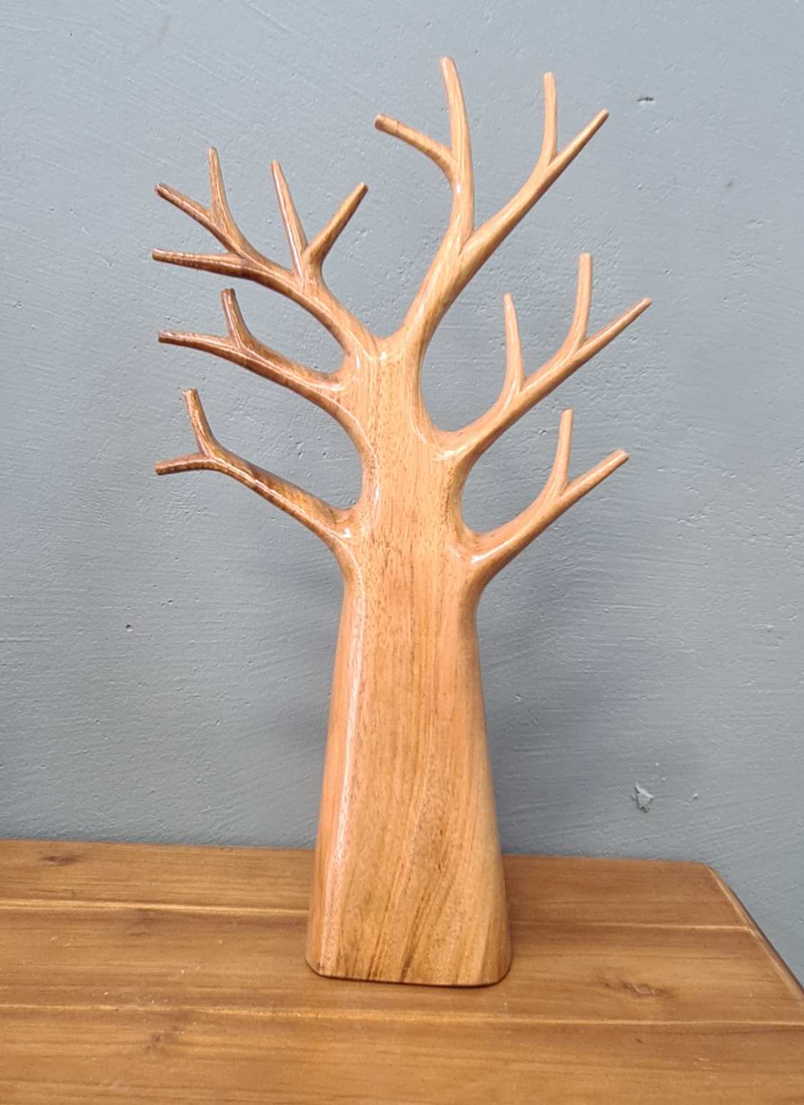 WOODEN JEWELLERY TREE