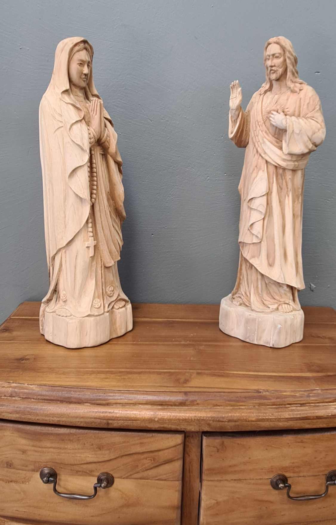 WOODEN JESUS STATUE
