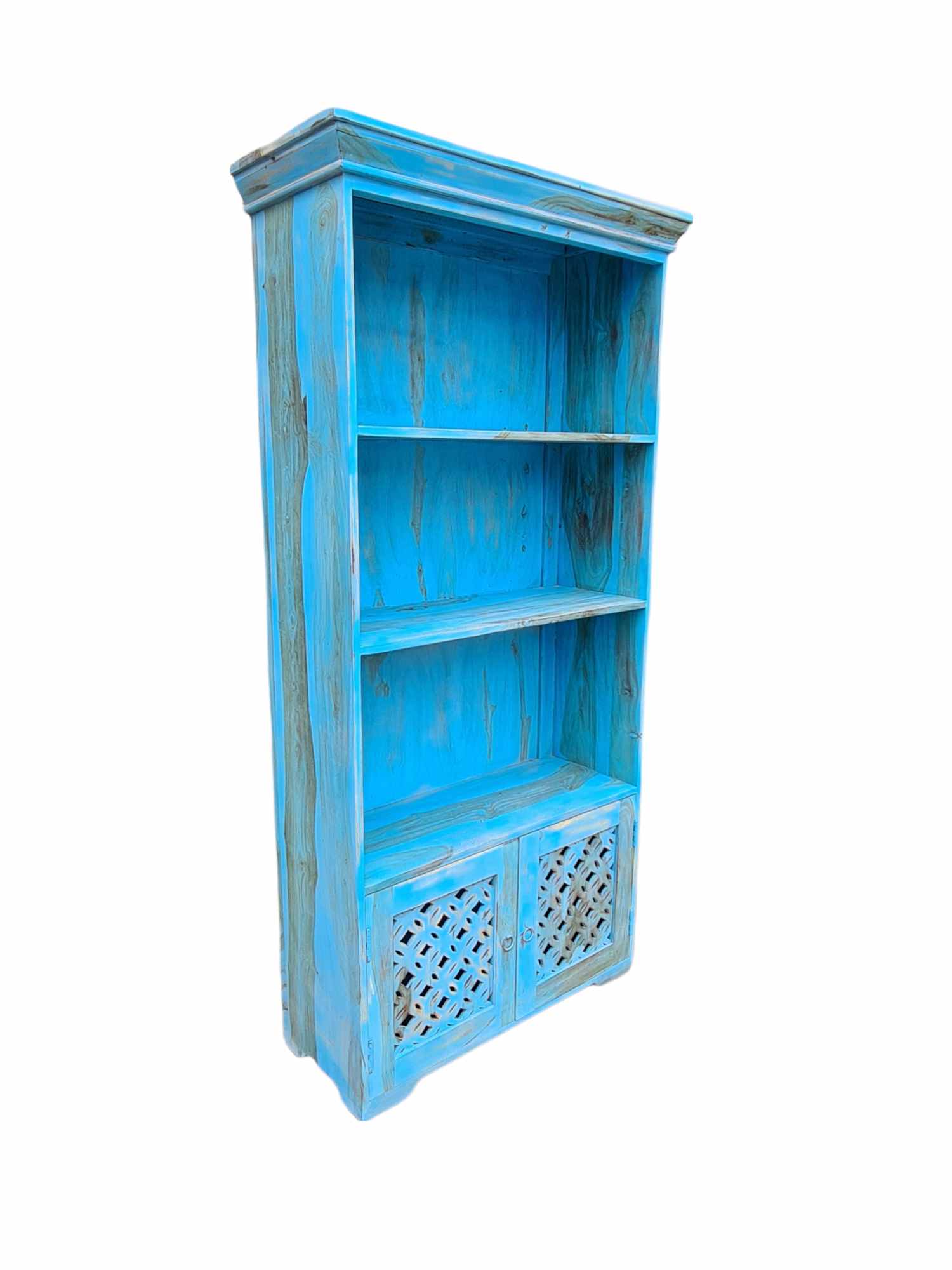 Solid Rosewood Indian Bookcase