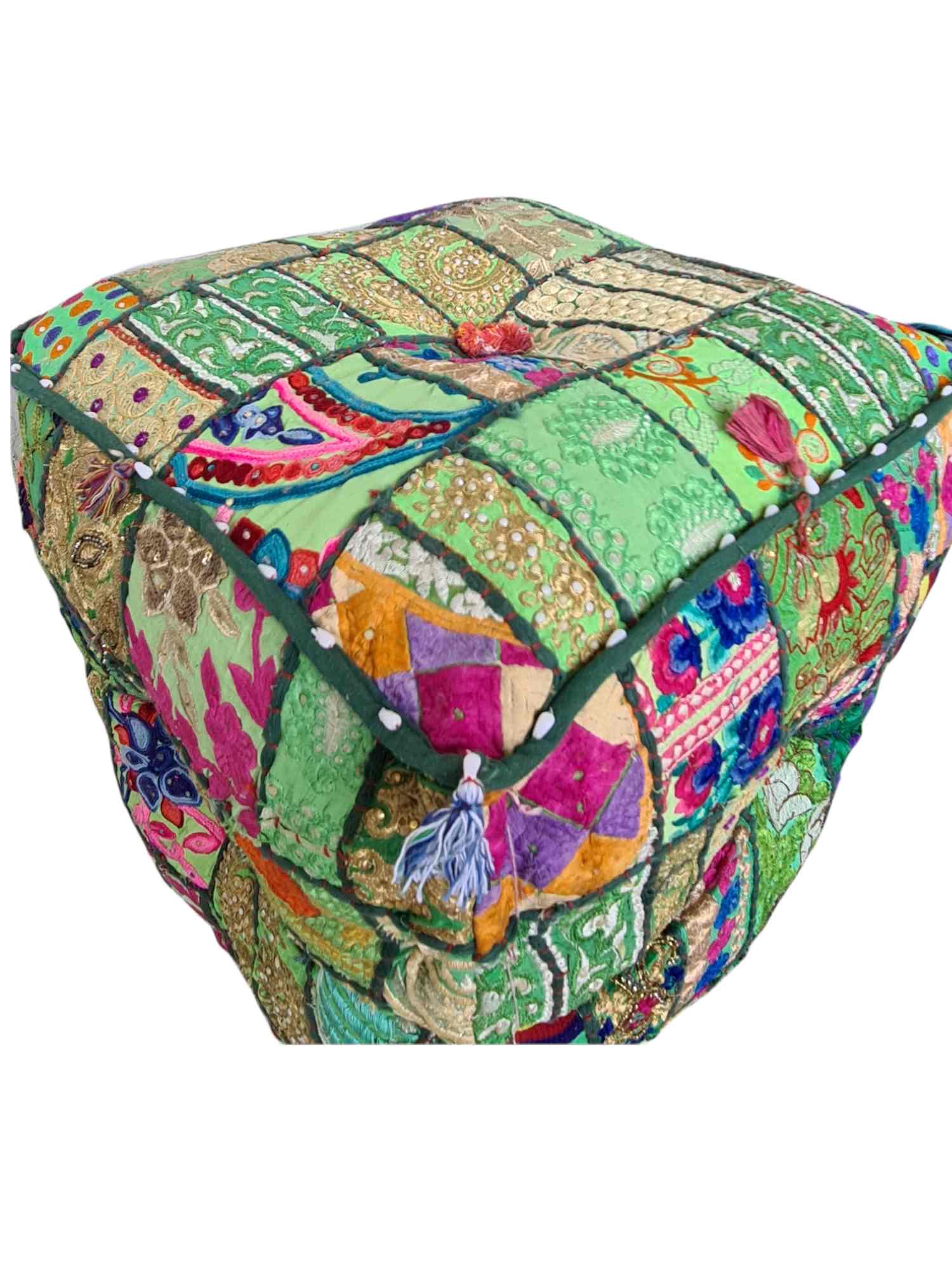 KORA RAJASTHANI  POUF (SQUARE)