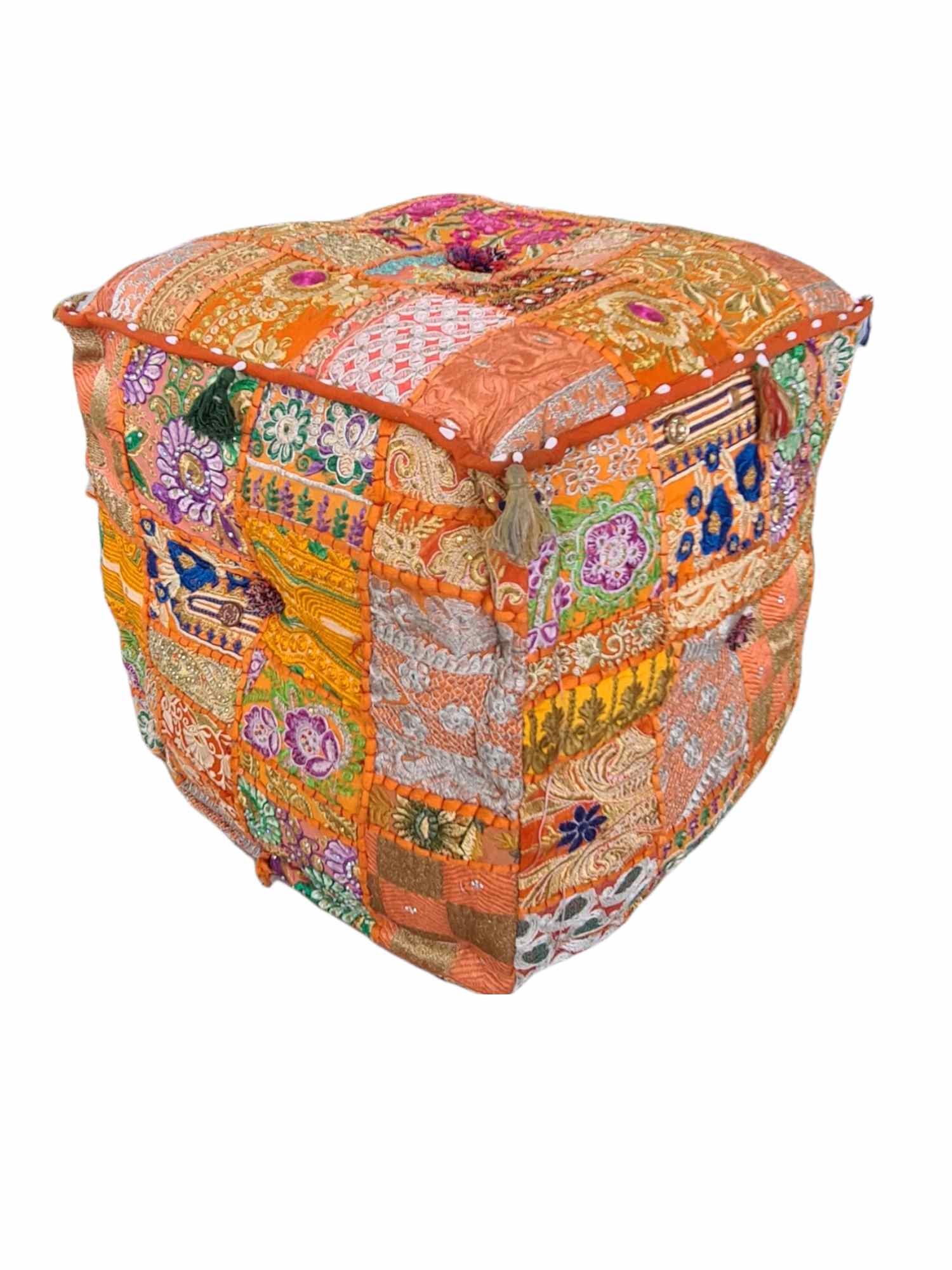 KORA RAJASTHANI  POUF (SQUARE)