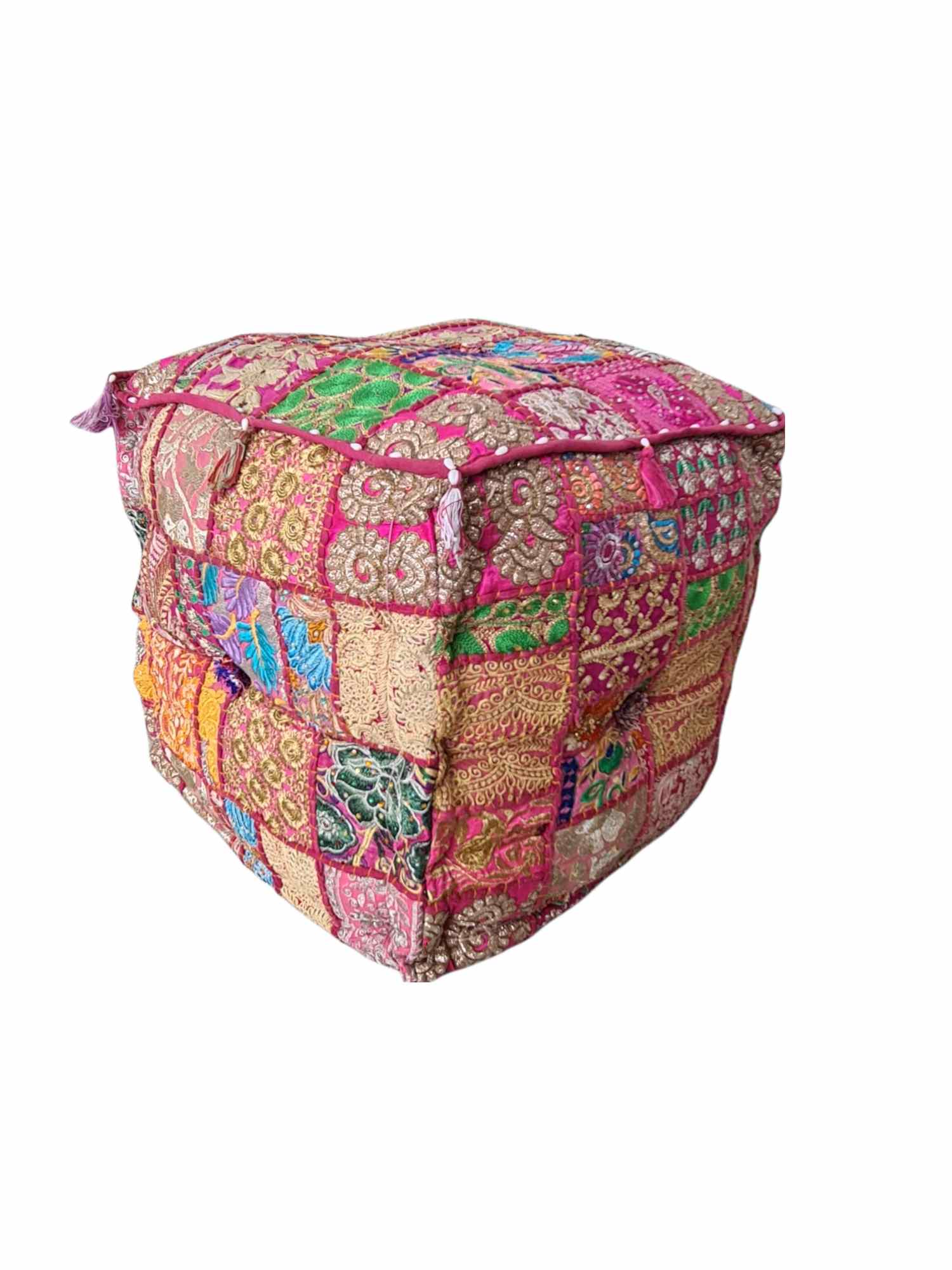 KORA RAJASTHANI  POUF (SQUARE)
