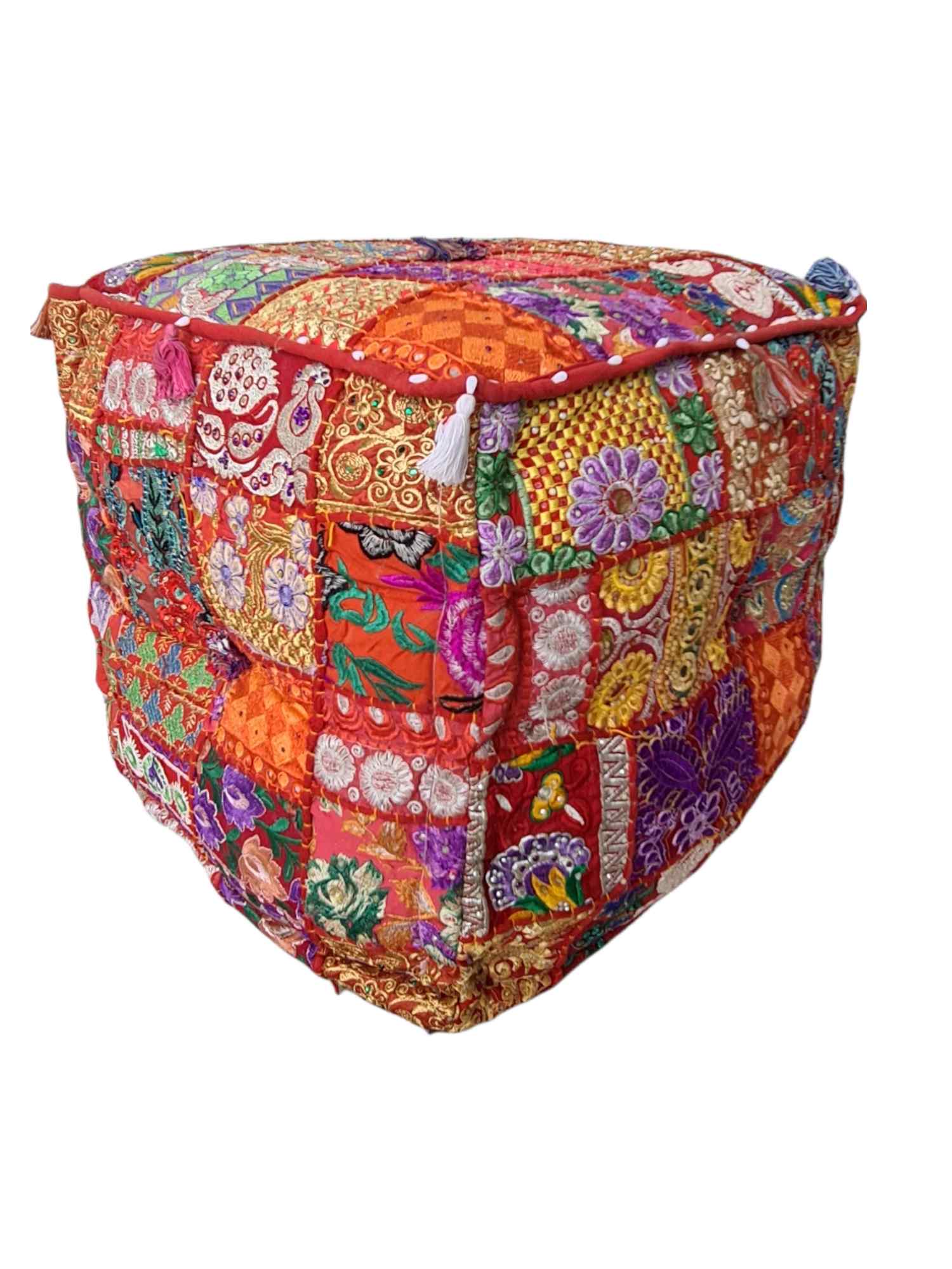 KORA RAJASTHANI  POUF (SQUARE)