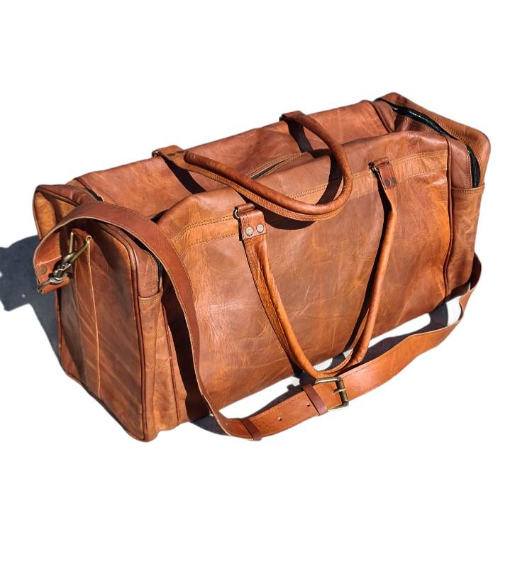 Borsa Da Viaggio Leather Travel Bag