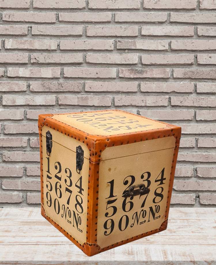 Rochefort French Industrial Storage Box Table