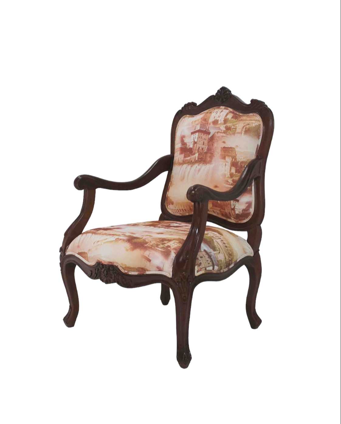 REGENCY MAHOGANY ARM CHAIR