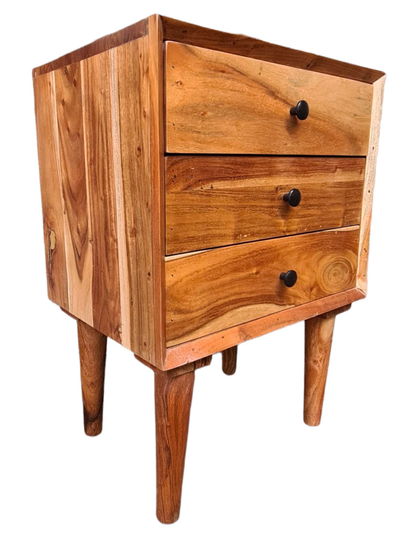 Marcus 3 Drawer Scandinavian Bedside