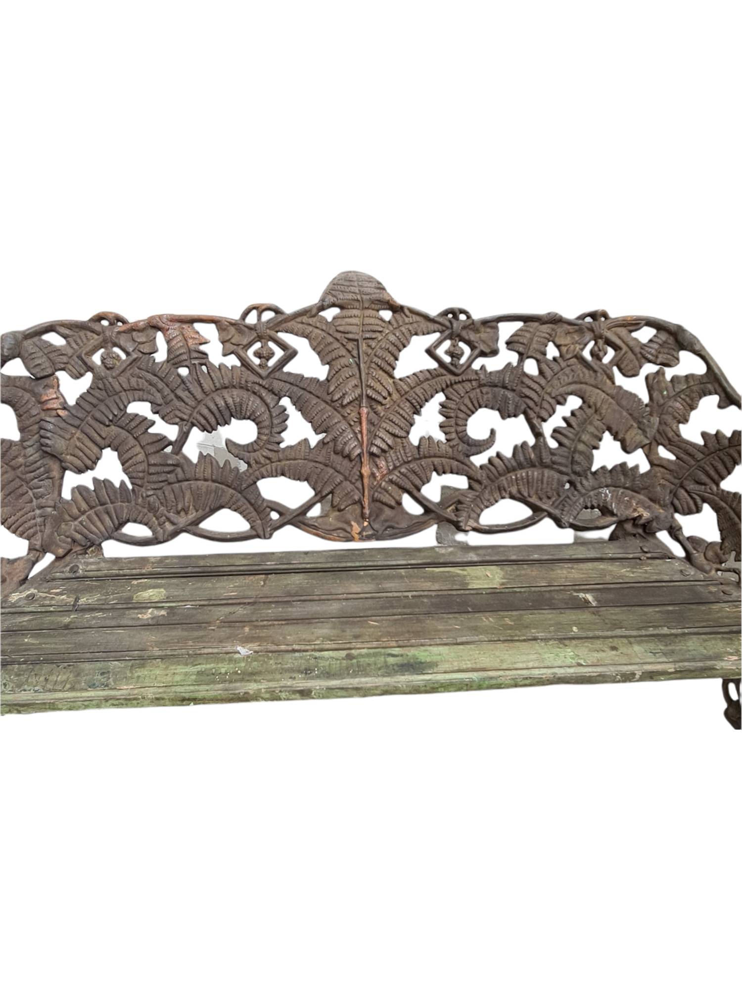 FERN CAST IRON BENCH 90 KG