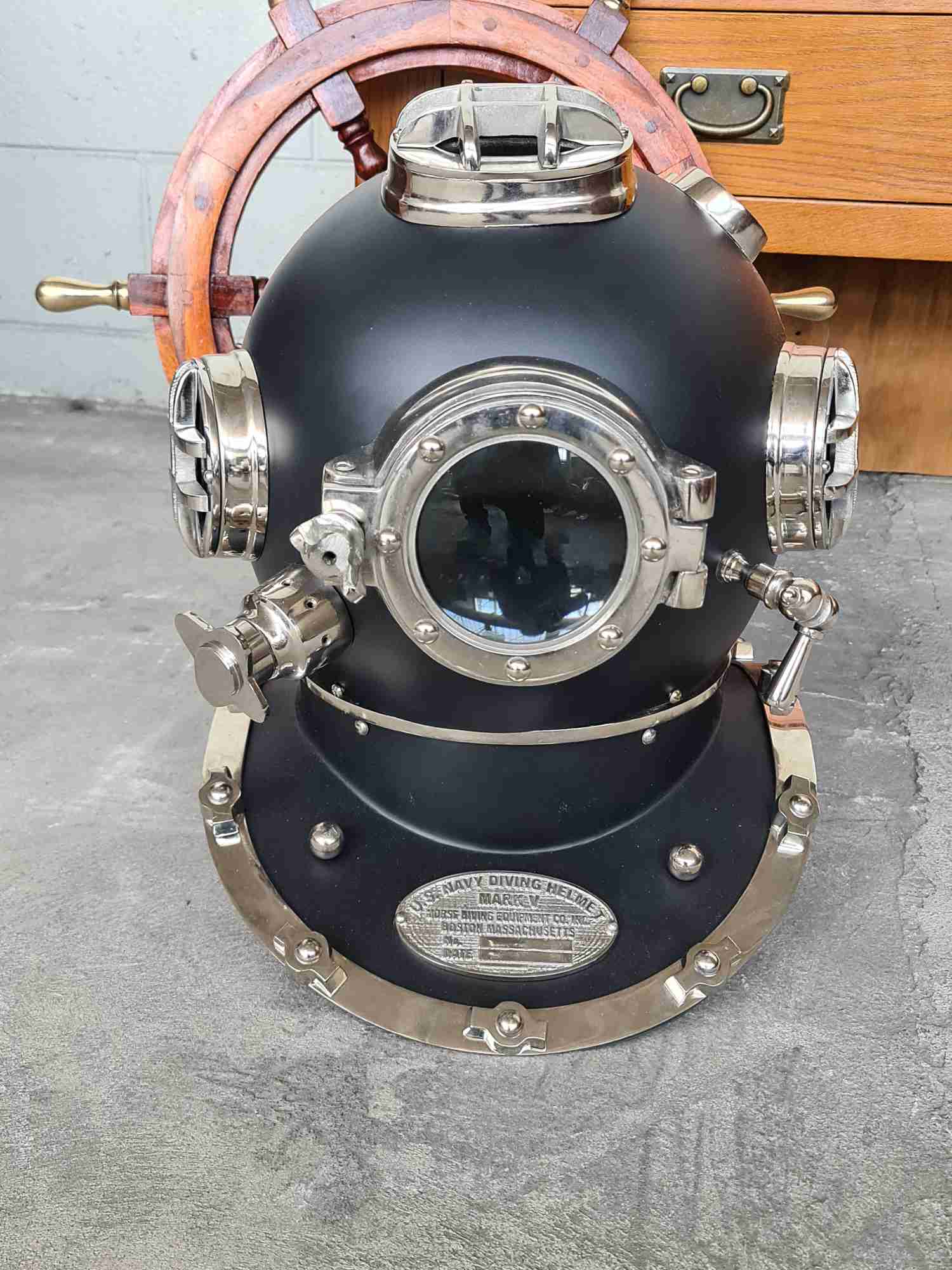 US Navy Reproduction Diving Helmet