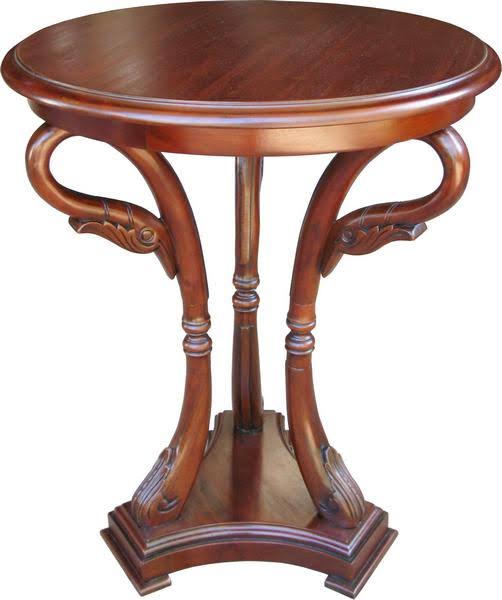 CRESSON HAND CARVED SWAN TABLE