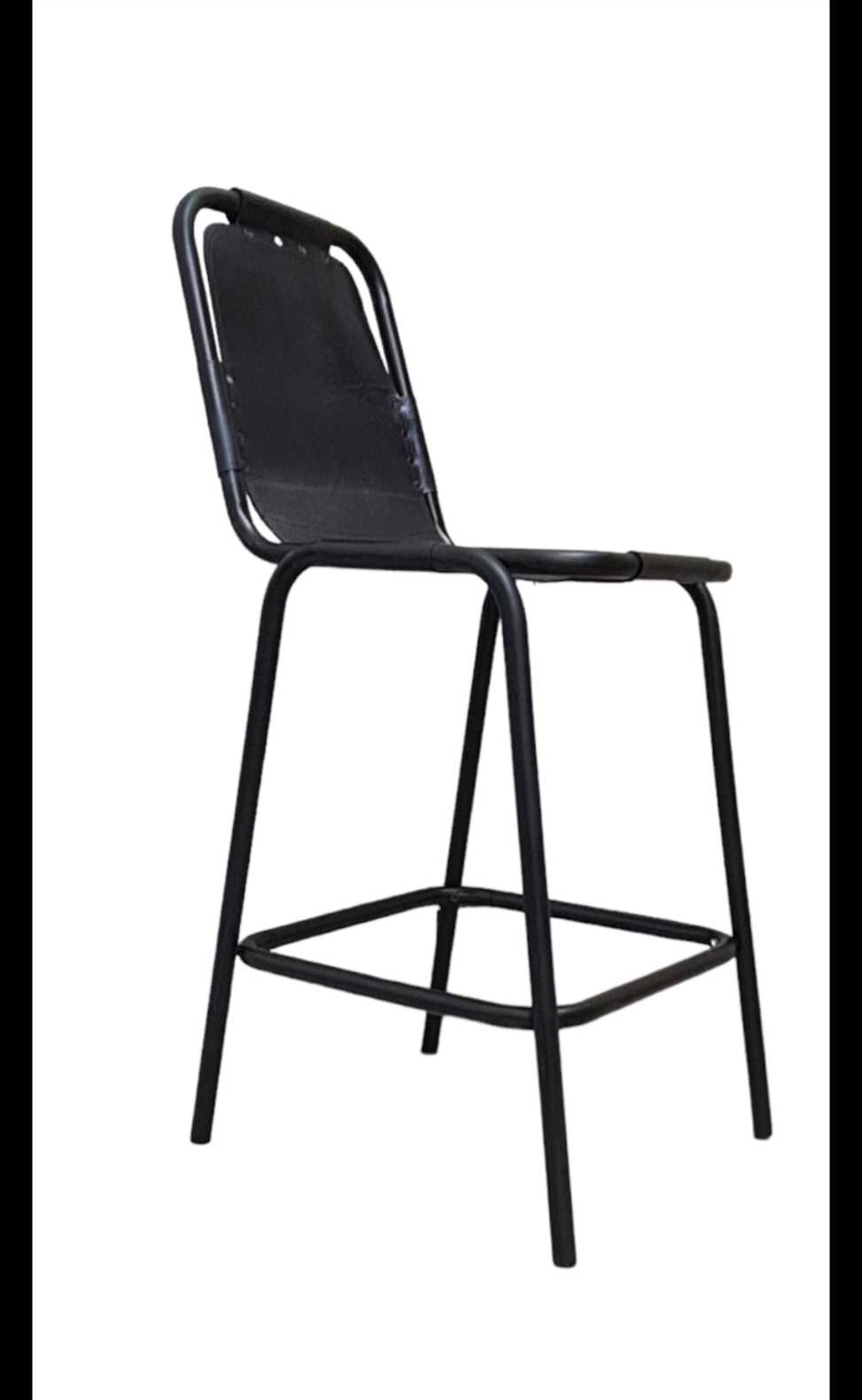 Les Arc Leather Barstool