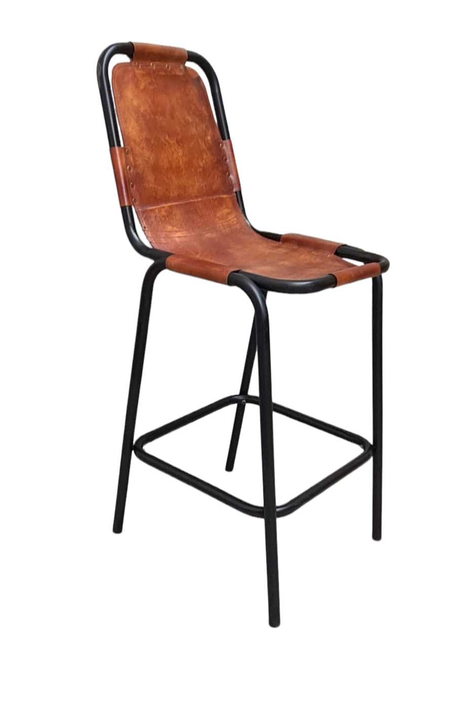Les Arc Leather Barstool