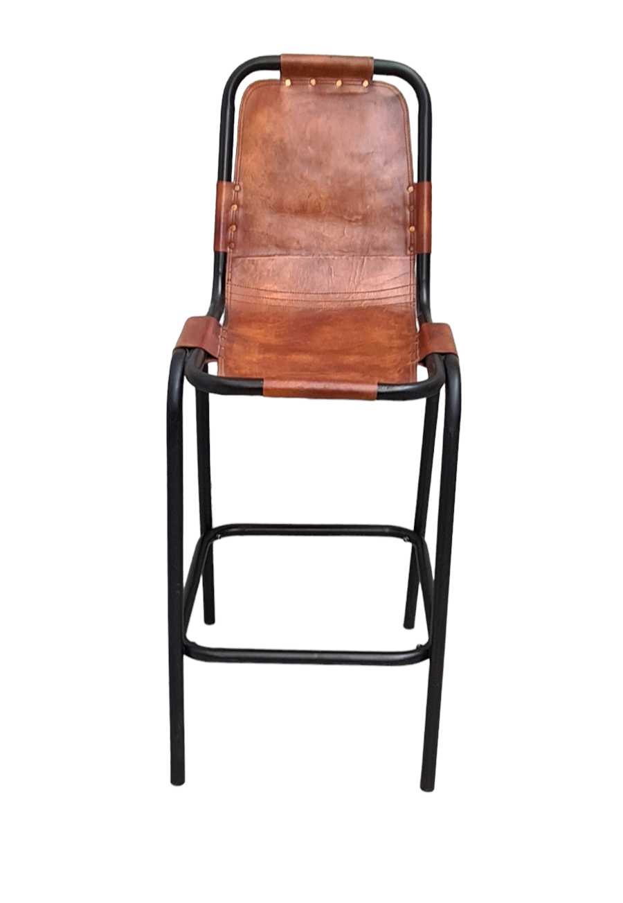 Les Arc Leather Barstool