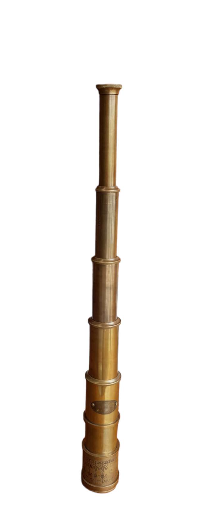 ROYAL NAVY BRASS TELESCOPE