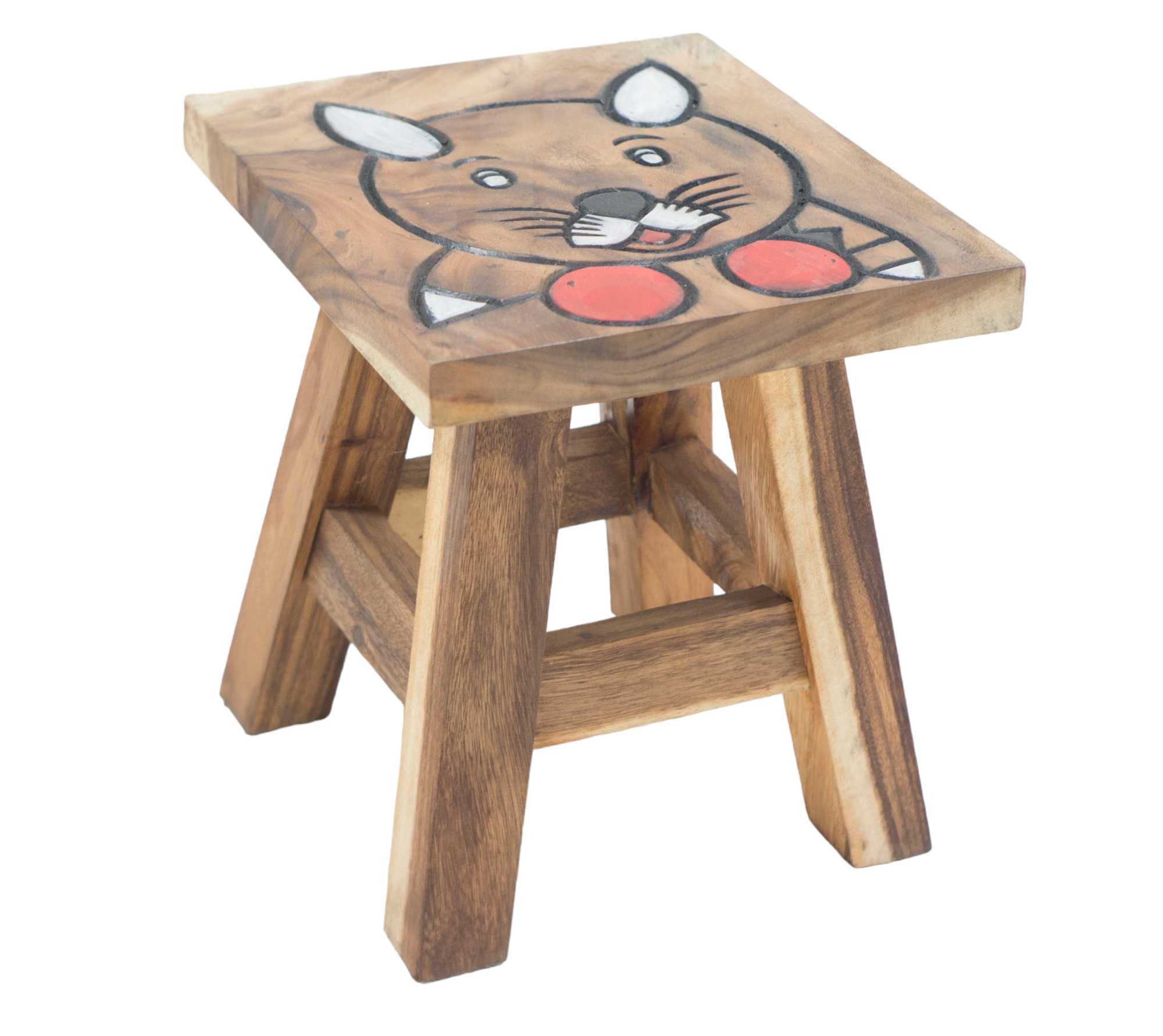 Solid wood kids Stool