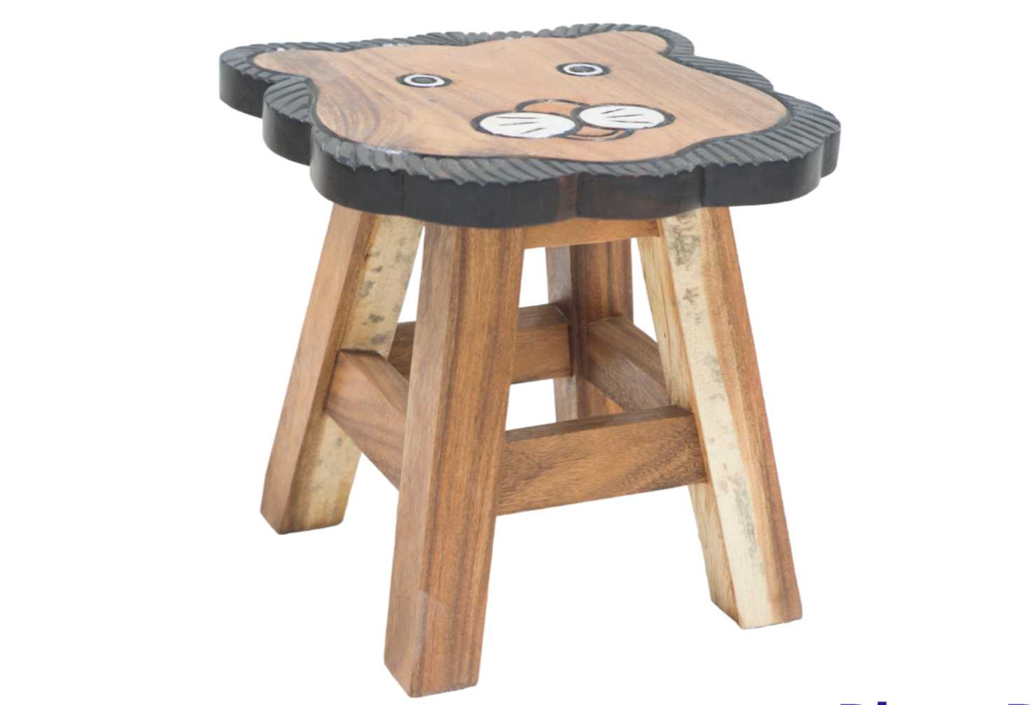 Solid wood kids Stool